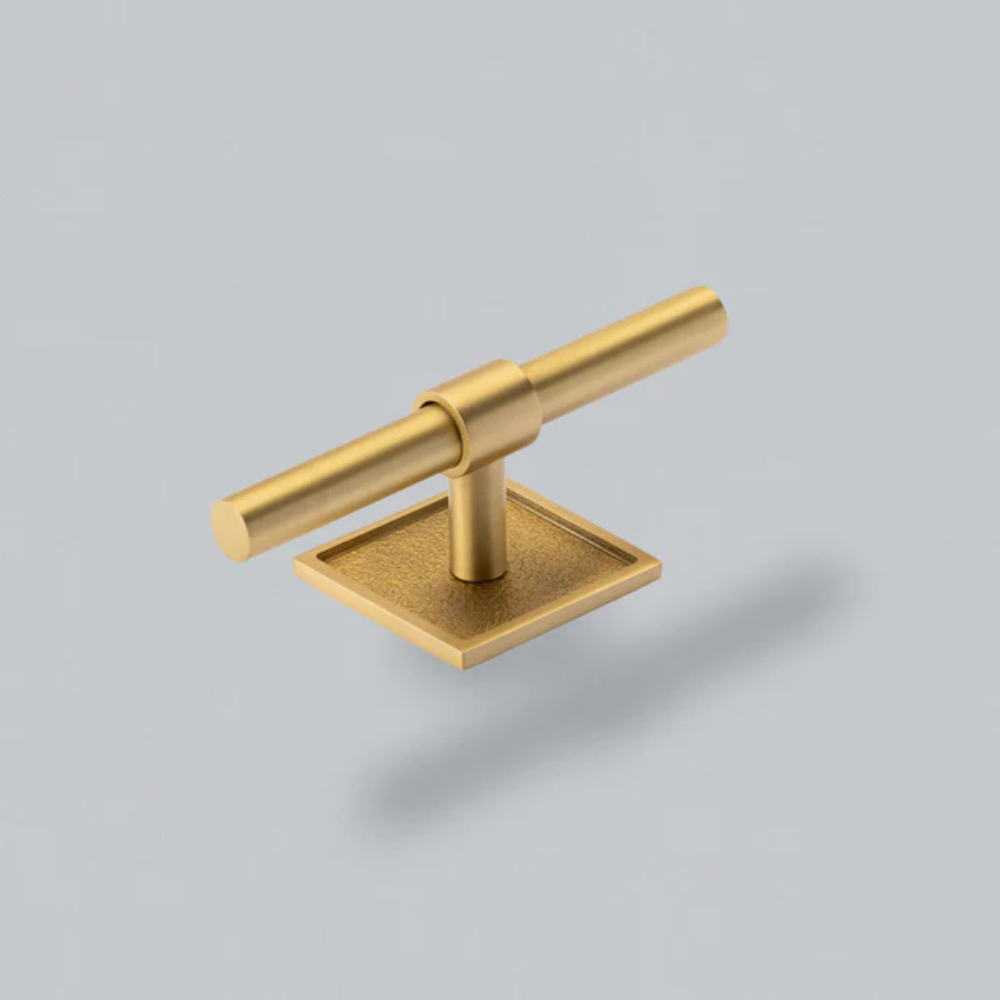 Brokk T-Bar Knob [Test] Brushed Satin Brass 