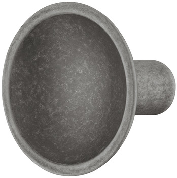 Knob zi.antique pewter 12x30mm