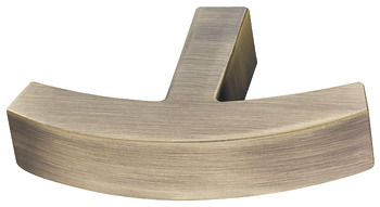 Knob zi.antique brass brushed 62x42mm