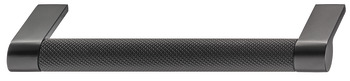 Handle Zi./Alu.mat.black.142x39mm 39 mm