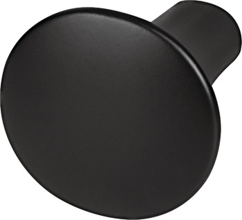 Knob zi.mat.black.26x31mm