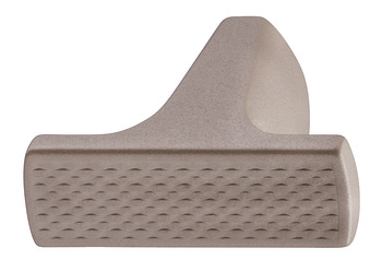 Knob zi. olive grey struc. 41x26mm