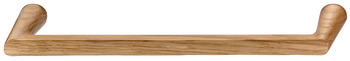 Handle oak natural varnished 174x32mm
