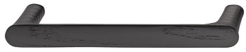 Handle oak black stained 176,5x31mm