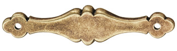 placuta zinc, cul. bronzului 120x28mm 28 mm