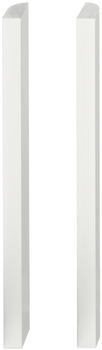 End profile alu.white 600mm