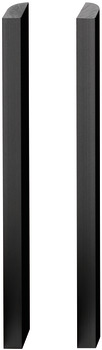 End profile alu.black 1150mm 1150 mm