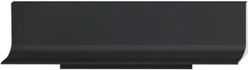Grip profile alu.black 595mm