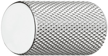 Knob alu. pol. chr. 17x28mm