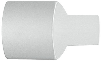 Knob alu silv. 15x25mm