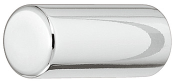 Knob brass chr.pl.pol. 12x25mm