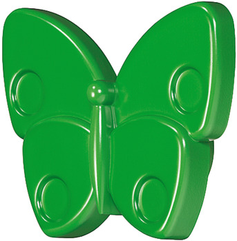 buton caronia,plast.verde,70x53x27mm