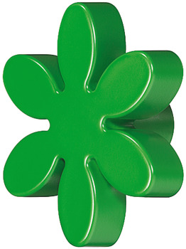 buton floresta,plast.verde,56x50x24.5mm
