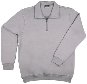 Zip-sweatshirt grey size S