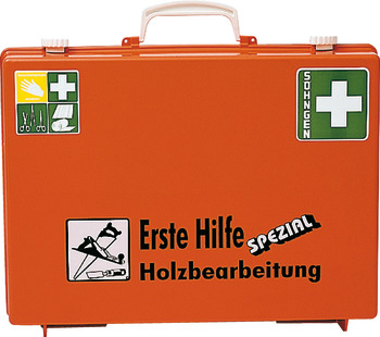 First-aid-kit for wood-working 