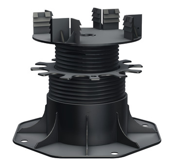 Adj.foot tilt 8% black 65-155mm