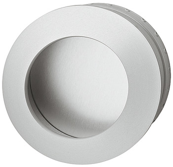 maner ingropat aluminiu argintiu 60x13mm